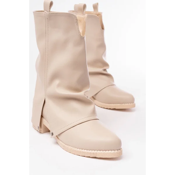 270-3045 Bej Günlük Kadın Bot