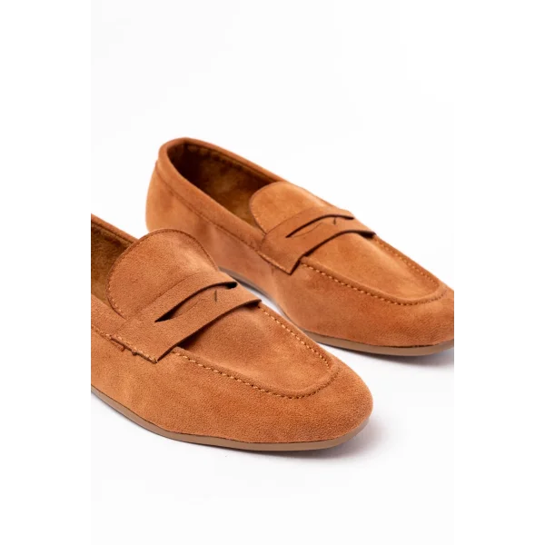 302 Taba Süet Günlük Kadın Babet