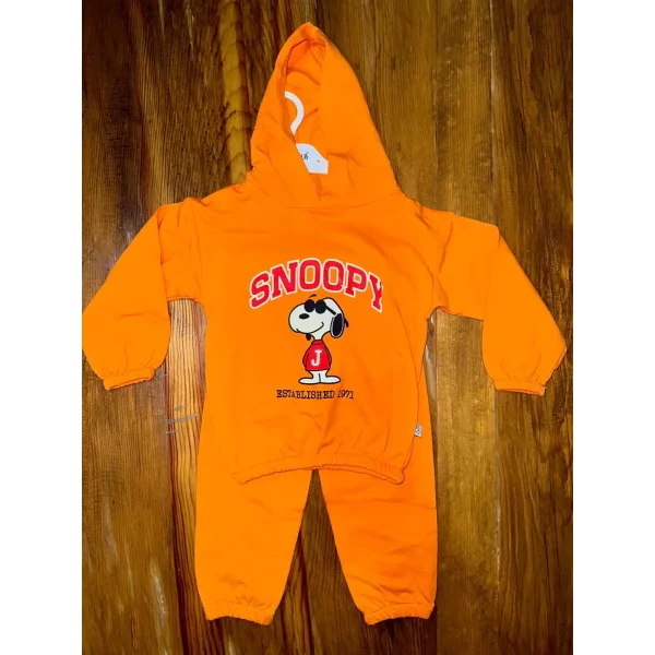 6-24 aylık snoopy takım turuncu