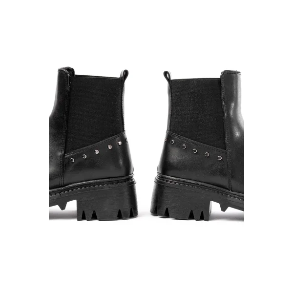 868-2005 Siyah Lastikli Günlük Kadın Bot