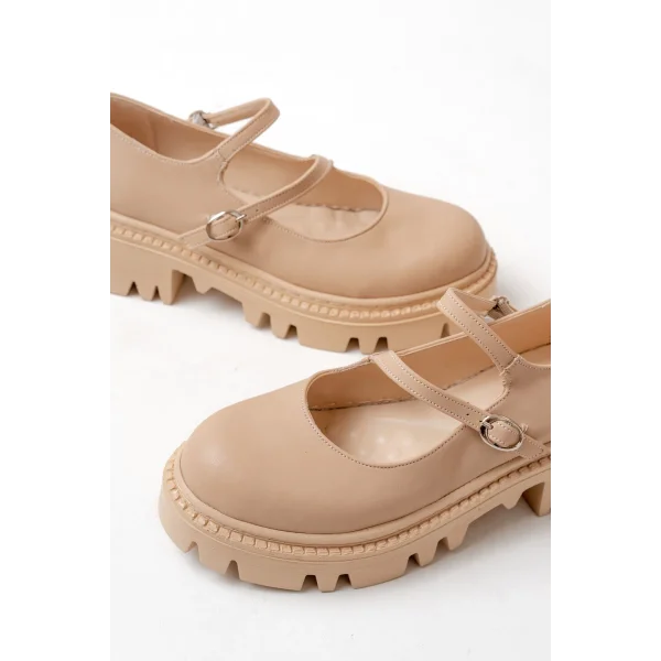 868-756 Nut Günlük Yüksek Tabanlı Loafer Ayakkabı