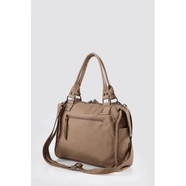 Abga Vizon Cilt Omuz Çantası