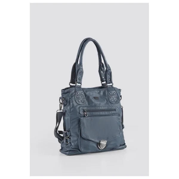 Asin Mavi Cilt Omuz Çantası