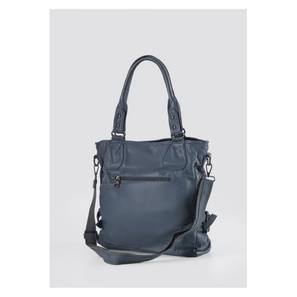 Asin Mavi Cilt Omuz Çantası