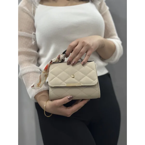 Bej cilt zoje çanta