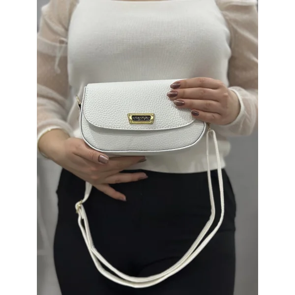 Beyaz cilt jessi çanta