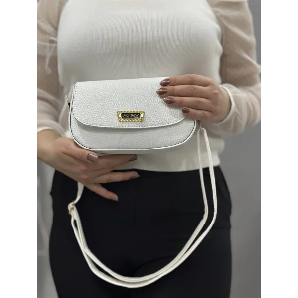 Beyaz cilt jessi çanta