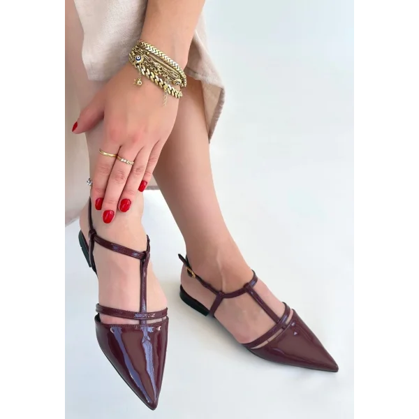 Canca Bordo Rugan Babet Ayakkabı