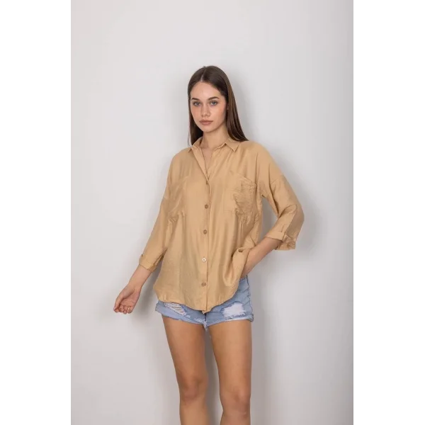 Cepli salaş gömlek t1010