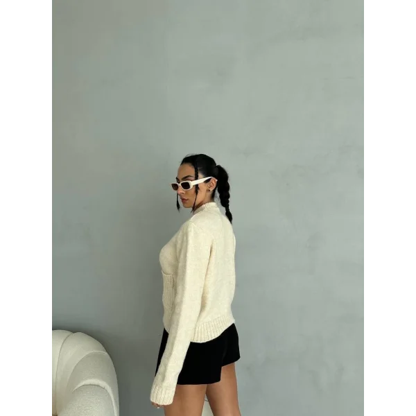 Cepli triko kazak krem