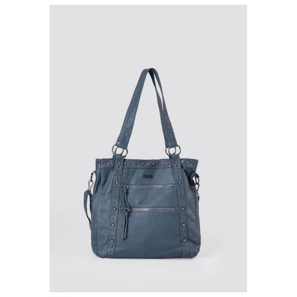 Çetya Mavi Cilt Omuz Çantası