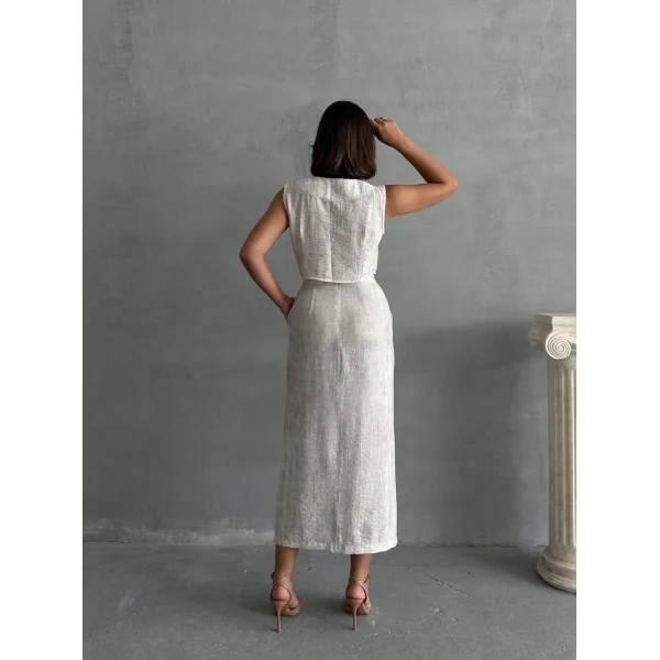 Çilek takım etek yelek