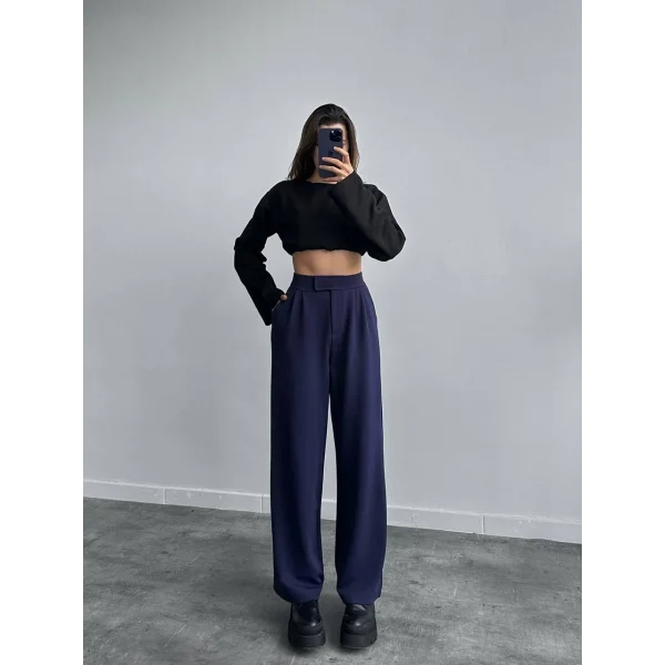 Cırtlı palazzo pantolon