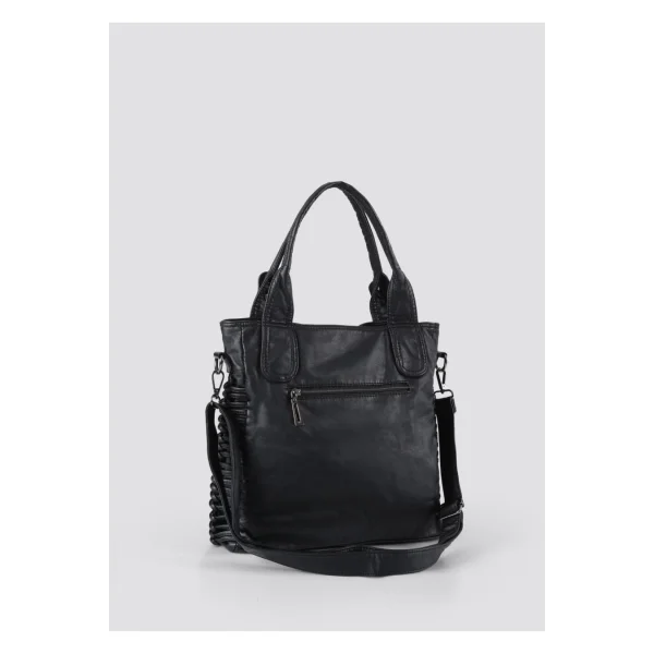 Deay Siyah Cilt Omuz Çantası