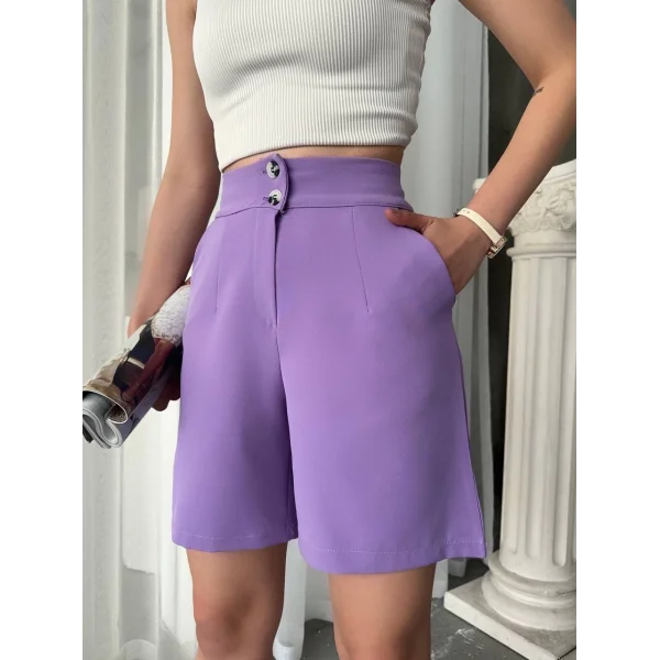 Düğmeli şort mdl24326