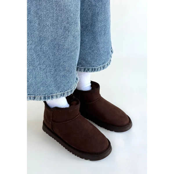 Elsa Kahverengi Süet Bot