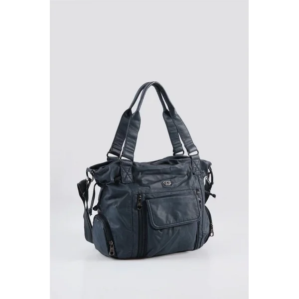 Giwer Mavi Cilt Omuz Çantası