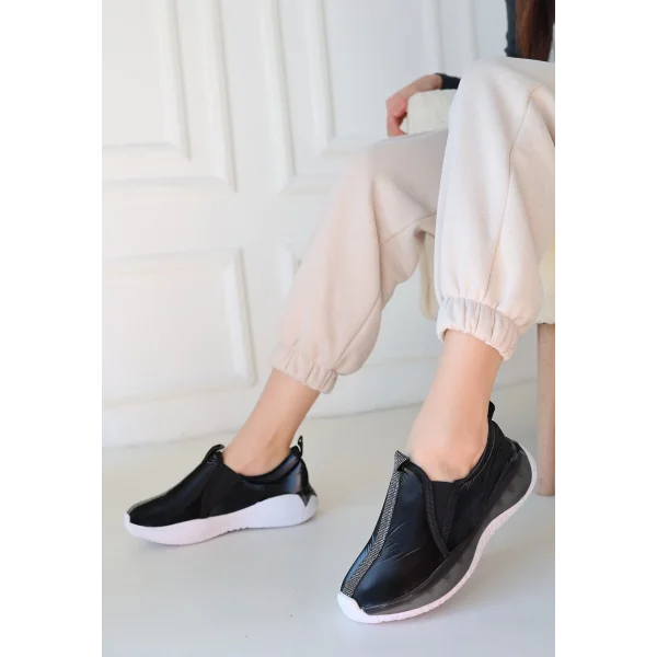 Hılly Siyah Paraşüt Spor Ayakkabı