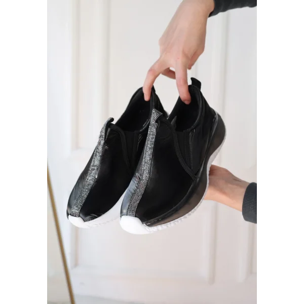 Hılly Siyah Paraşüt Spor Ayakkabı