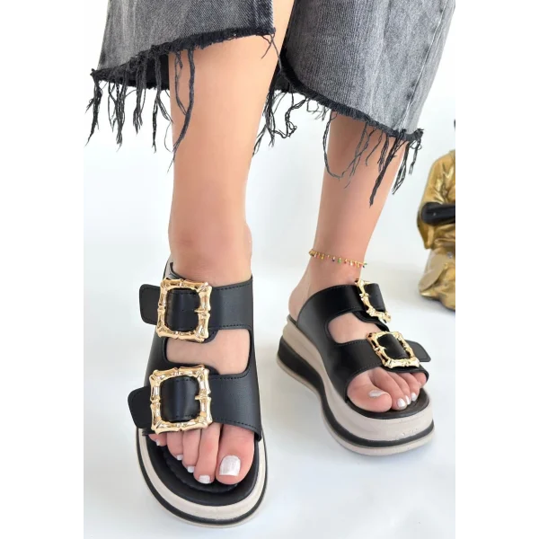 Jalli Siyah Cilt Terlik