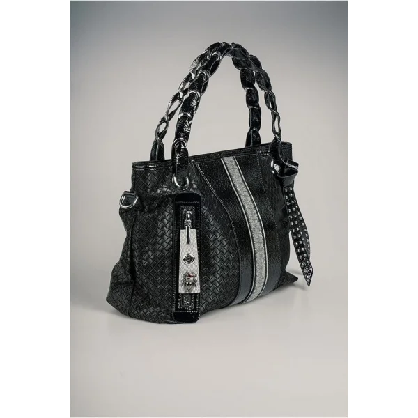 Jaxe Siyah Cilt Omuz Çantası