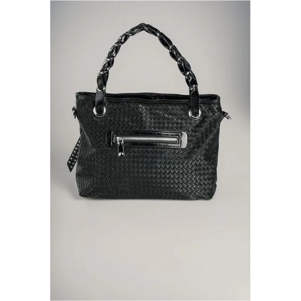 Jaxe Siyah Cilt Omuz Çantası