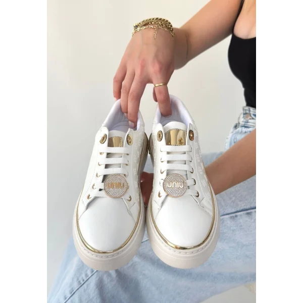 Jlar Beyaz Cilt Bağcıklı Spor Ayakkabı