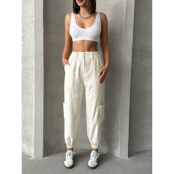 Jogger lastik paça pantolon