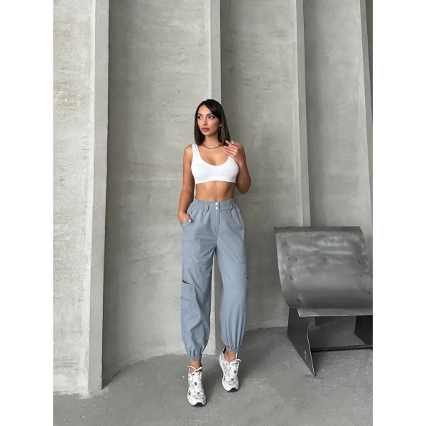 Jogger lastik paça pantolon