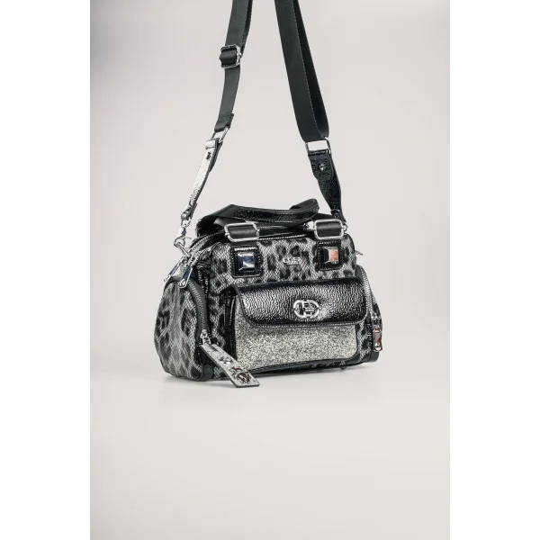 Judy Gri Cilt Omuz Çantası