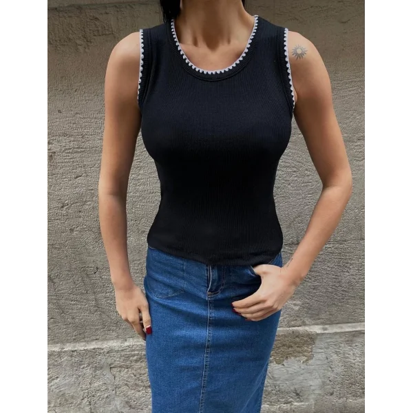 Kaşkorse kumaş bluz