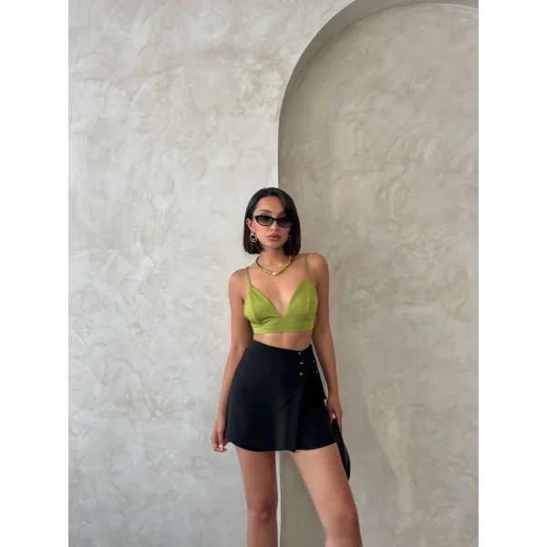 Kuş gözü şort etek s25819