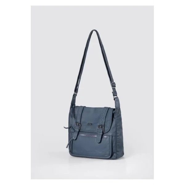 Liye Mavi Cilt Omuz Çantası