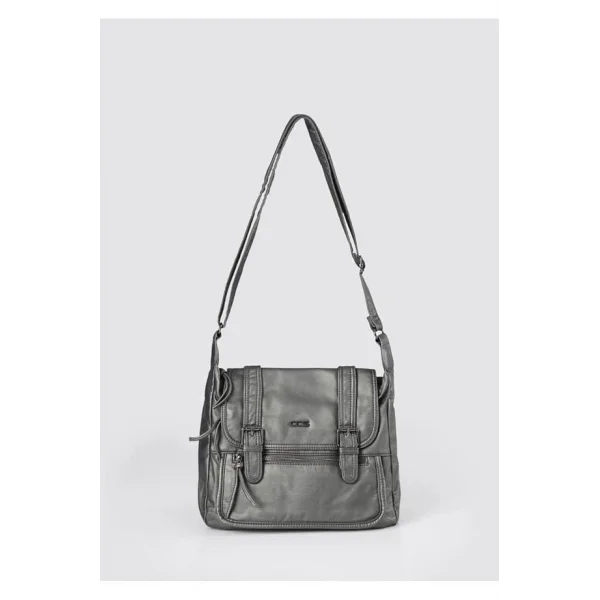 Liye Platin Cilt Omuz Çantası