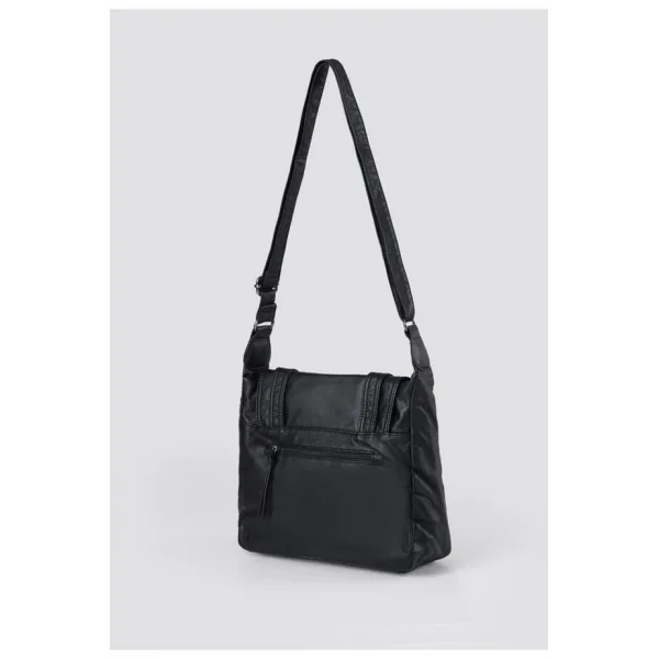 Liye Siyah Cilt Omuz Çantası