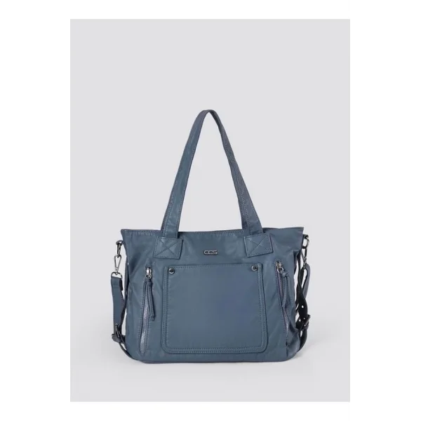 Lonti Mavi Cilt Omuz Çantası