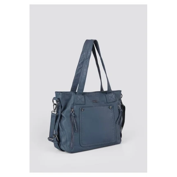 Lonti Mavi Cilt Omuz Çantası