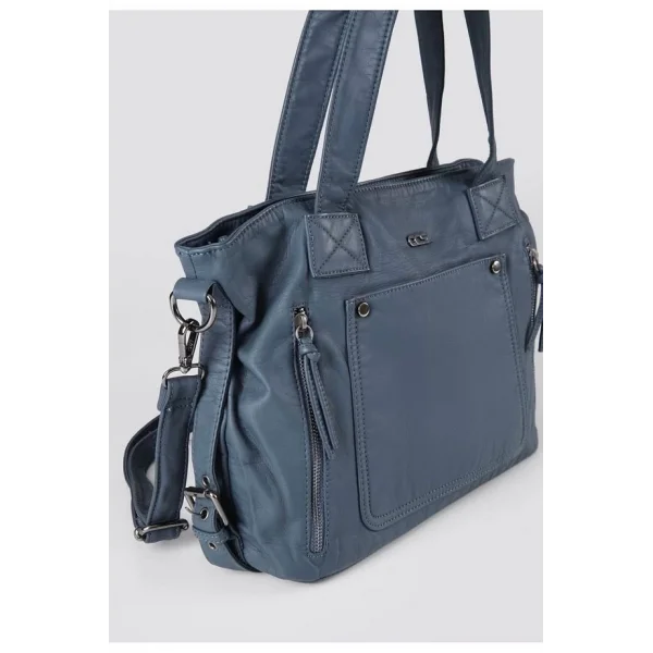Lonti Mavi Cilt Omuz Çantası