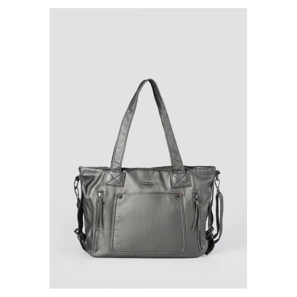 Lonti Platin Cilt Omuz Çantası