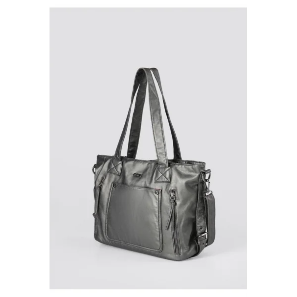 Lonti Platin Cilt Omuz Çantası