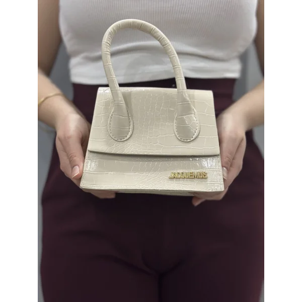 Luxe krem cilt çanta