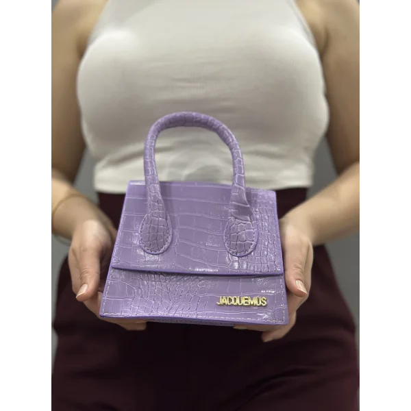 luxe lila cilt çanta
