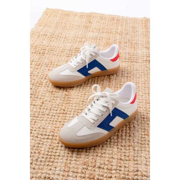 M-5007 Beyaz Garni  Bağcıklı Termo Taban Günlük Kadın Spor