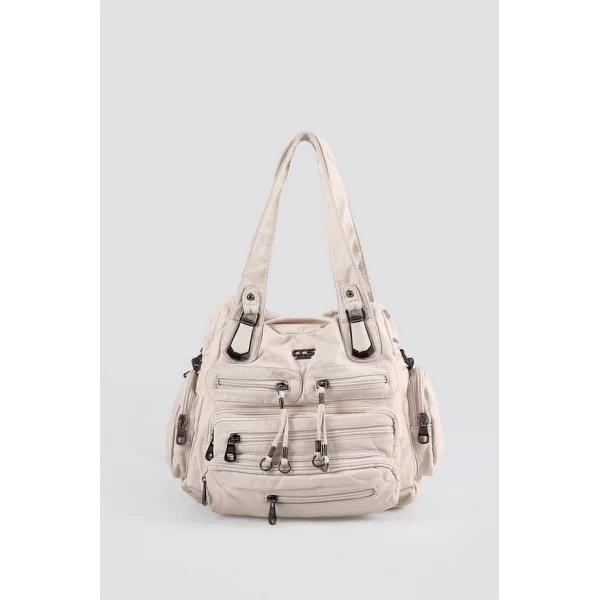 Miver Bej Cilt Omuz Çantası