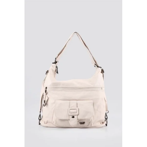 Mower Bej Cilt Omuz Çantası