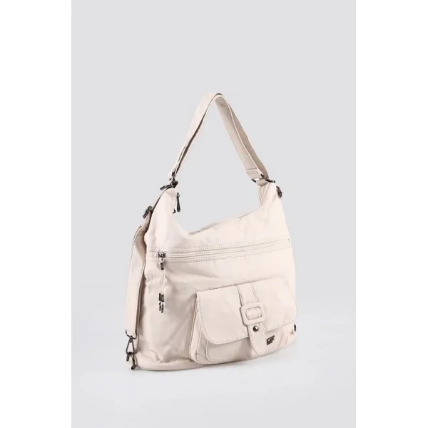 Mower Bej Cilt Omuz Çantası