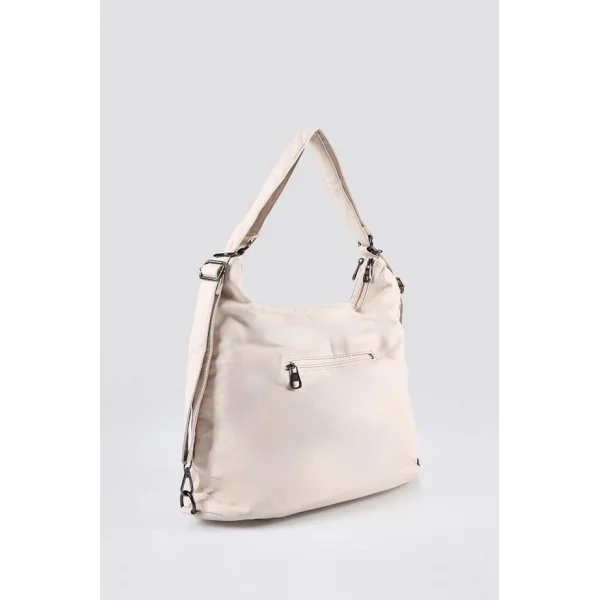 Mower Bej Cilt Omuz Çantası