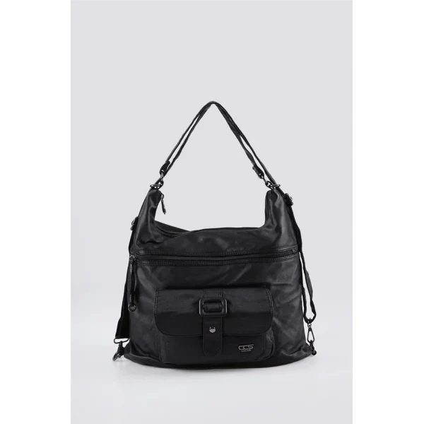 Mower Siyah Cilt Omuz Çantası