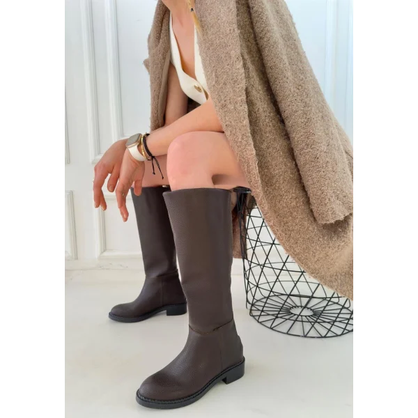 Muay Kahverengi Cilt Çizme