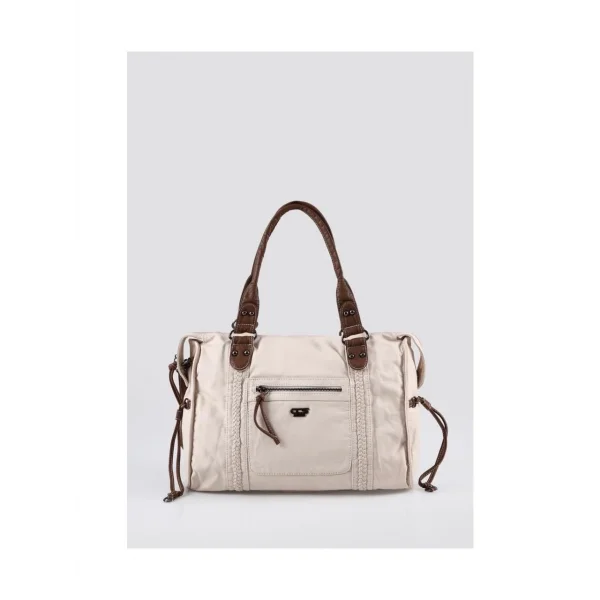 Muert Bej Cilt Omuz Askılı El Çantası